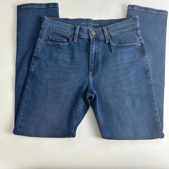 Mott and Bow Size 29x30 Slim Oliver Jeans Men's Mid-Rise Medium Wash EUC - Picture 6 of 14